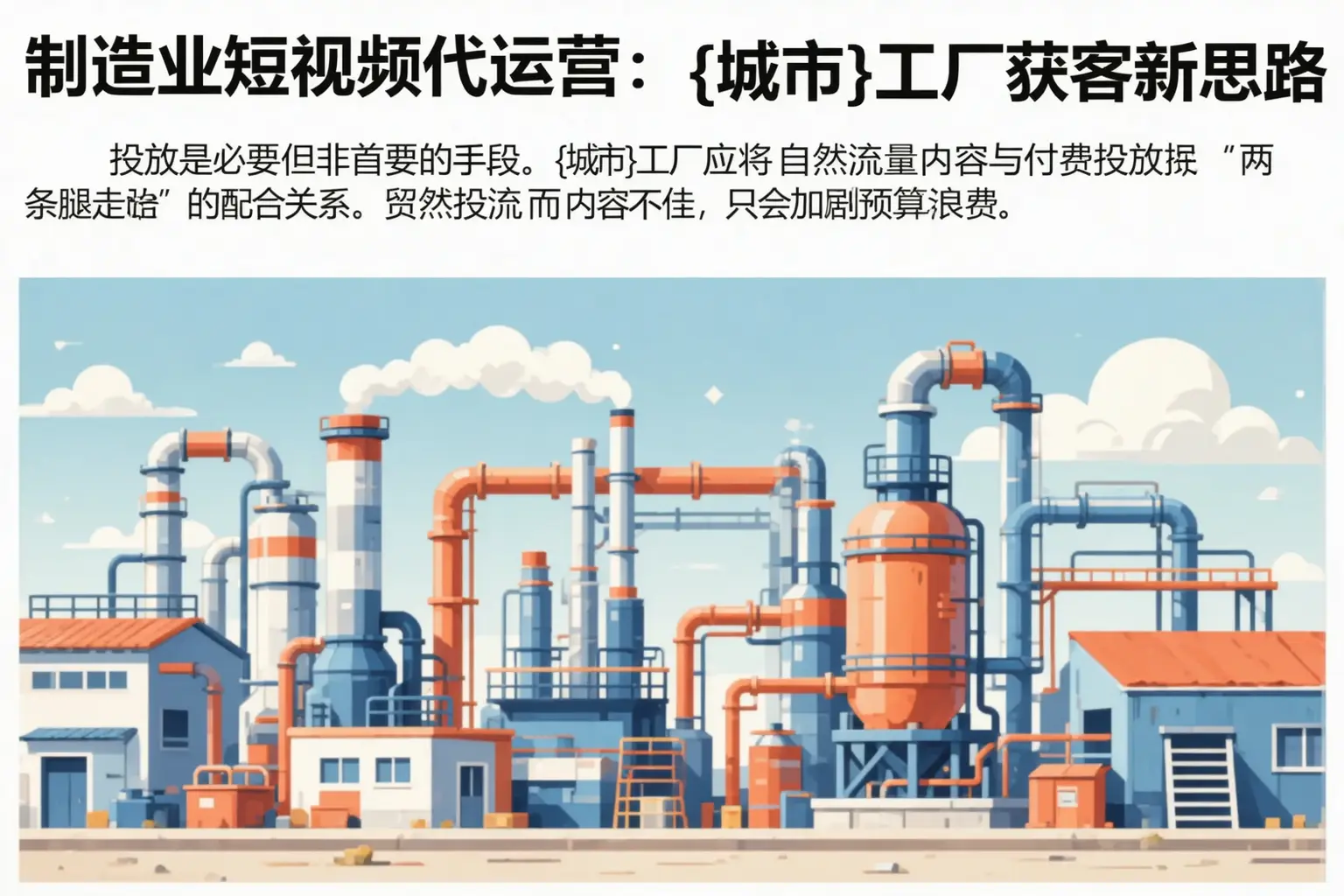 制造业短视频代运营：阿拉山口工厂获客新思路